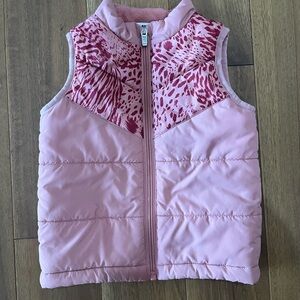 Nike Girls Pink Puffer Vest